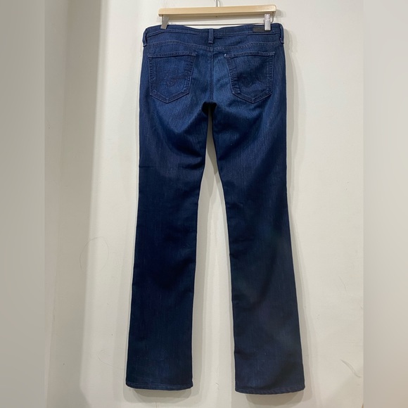 AG Adriano Goldshmied The Ballad Slim Boot Navy Blue size 31 - Picture 9 of 15